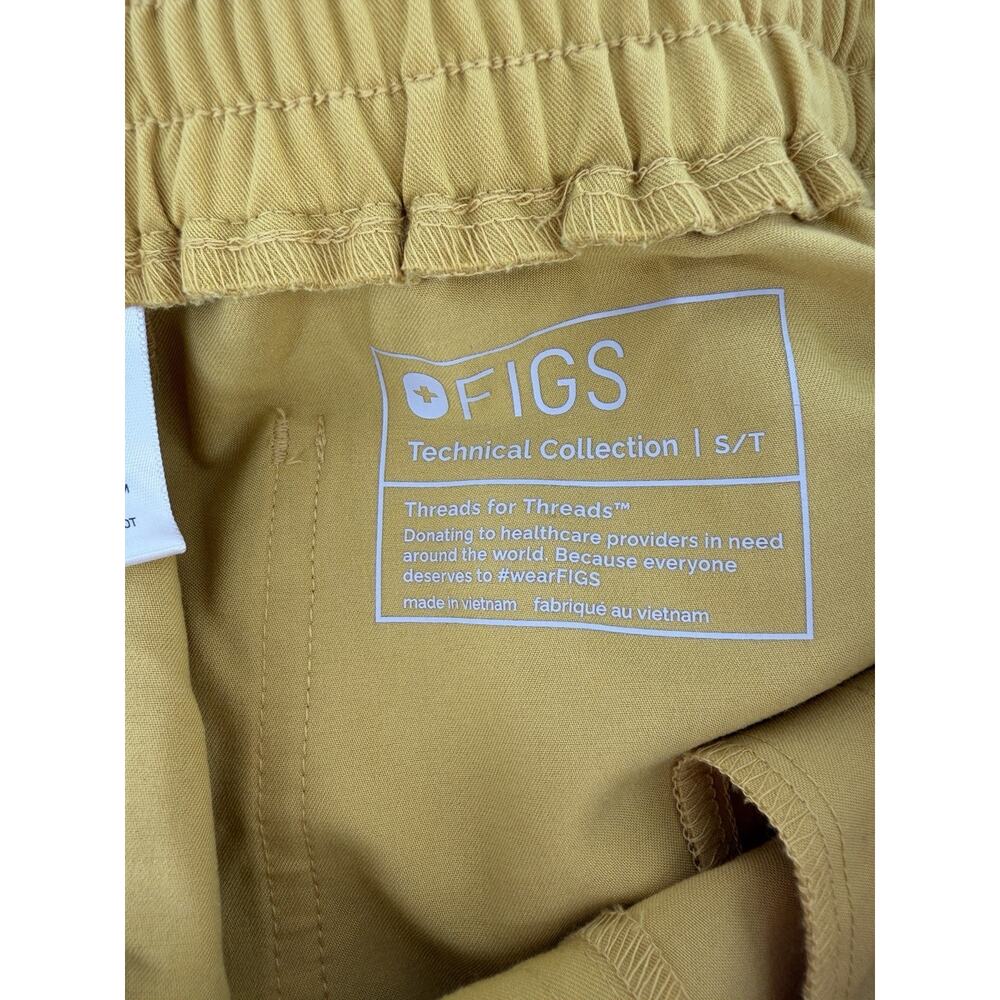 FIGS Yola Scrub Pants Light Gold Womens Size Small/Tall Style# TW2000T PO# 1956 - Picture 7 of 8
